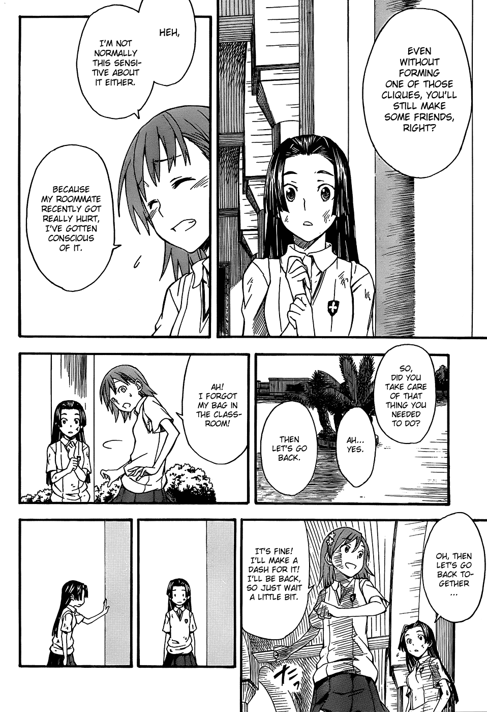 To Aru Kagaku no Railgun Chapter 41 page 16 - Chapter 41: Clique, Part 2