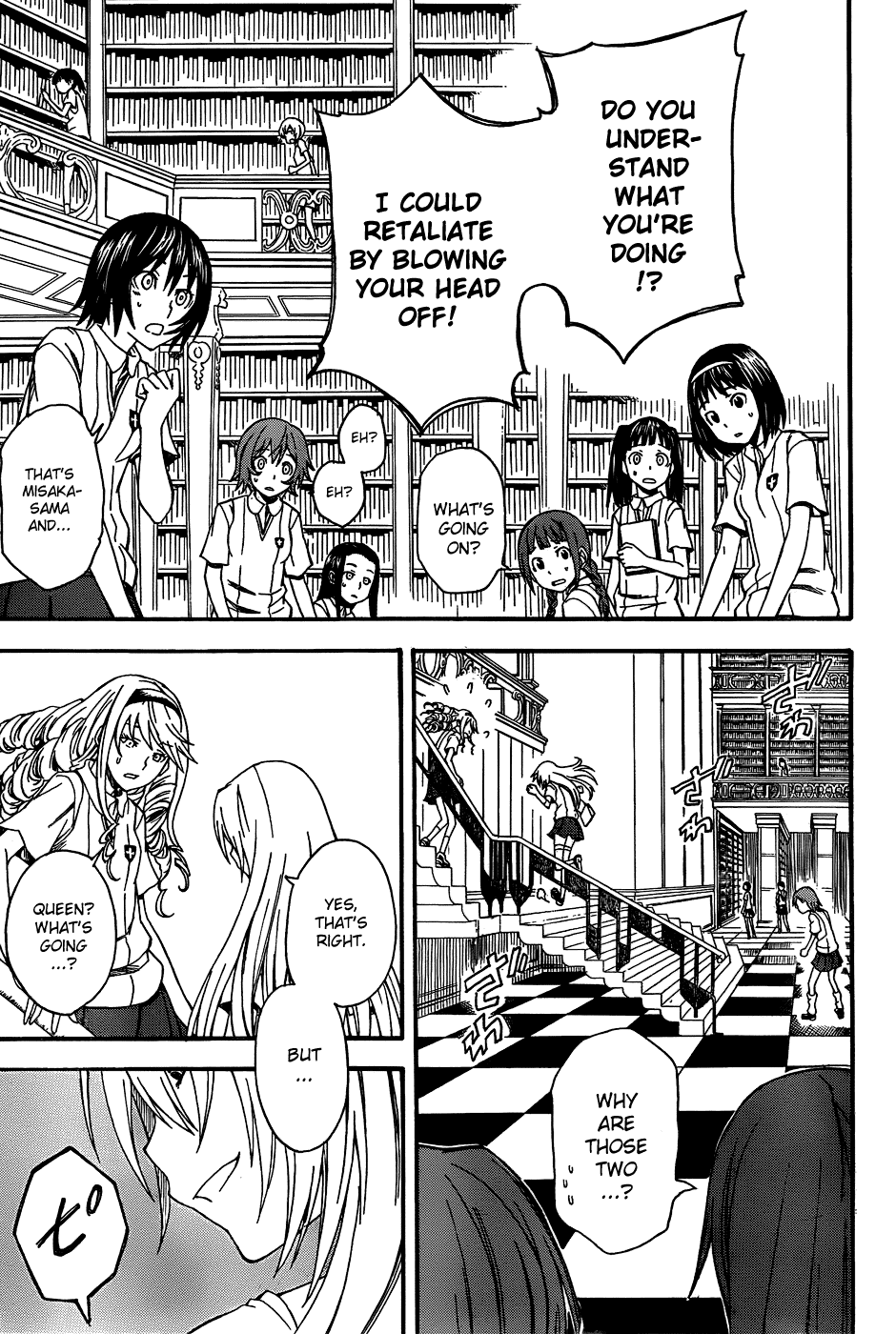 To Aru Kagaku no Railgun Chapter 41 page 23 - Chapter 41: Clique, Part 2