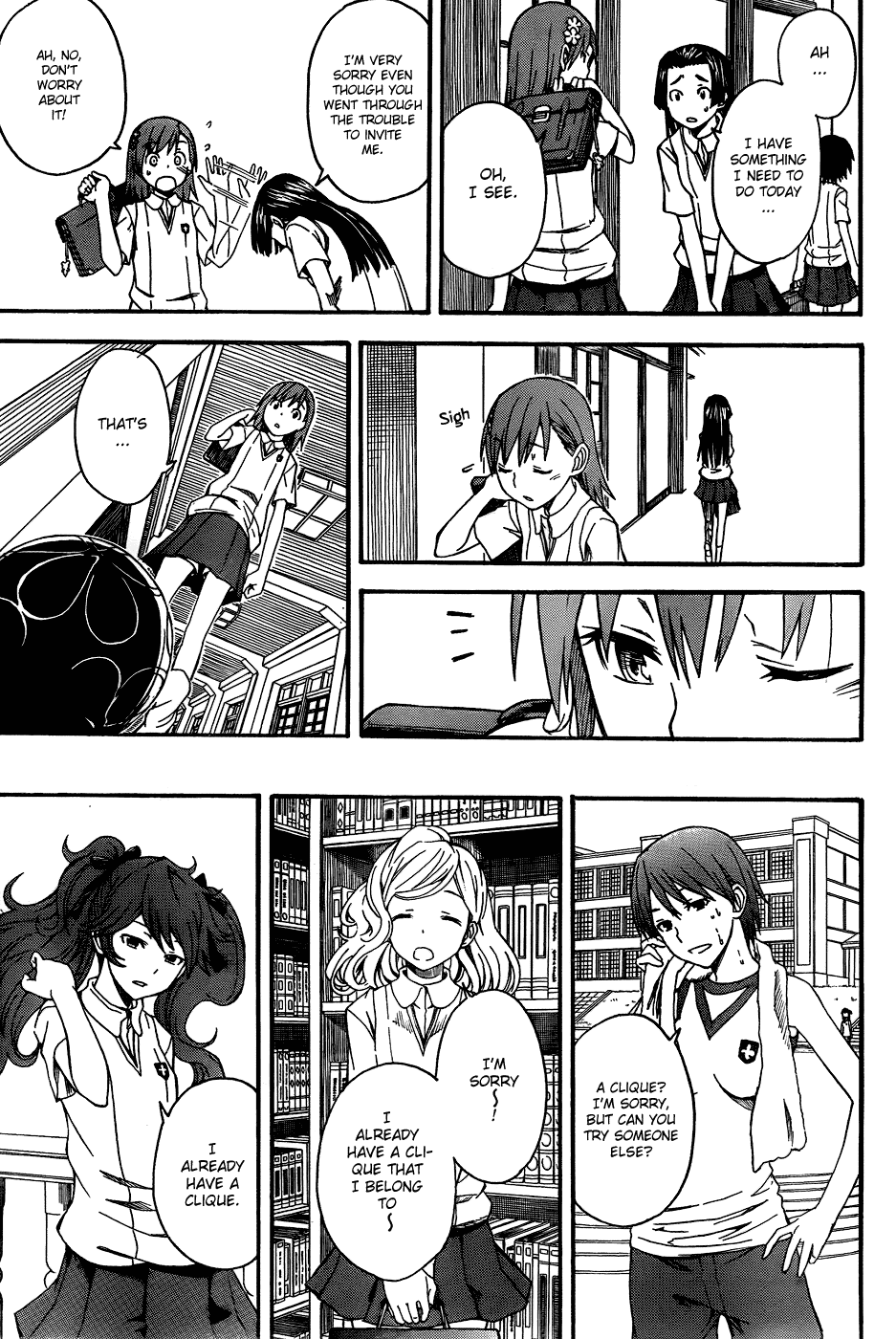 To Aru Kagaku no Railgun Chapter 41 page 5 - Chapter 41: Clique, Part 2