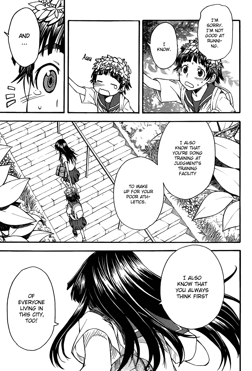 To Aru Kagaku no Railgun Chapter 42 page 15 - Chapter 42: Rainbow's End