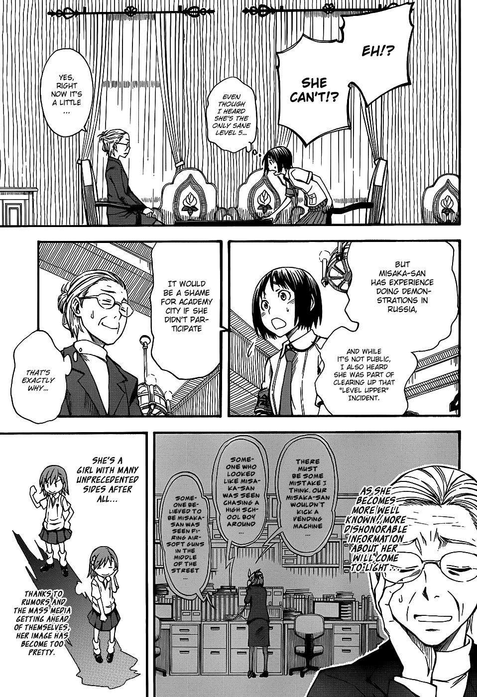 To Aru Kagaku no Railgun Chapter 43 page 6 - Chapter 43: Negotiation