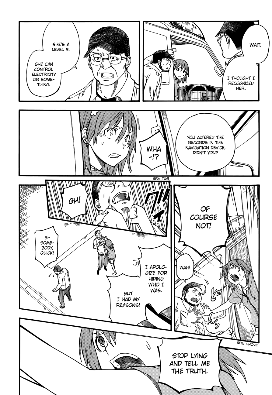 To Aru Kagaku no Railgun Chapter 48 page 14 - Chapter 48: Erosion