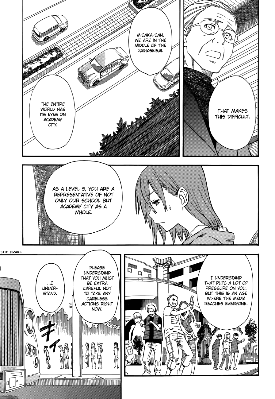 To Aru Kagaku no Railgun Chapter 48 page 23 - Chapter 48: Erosion