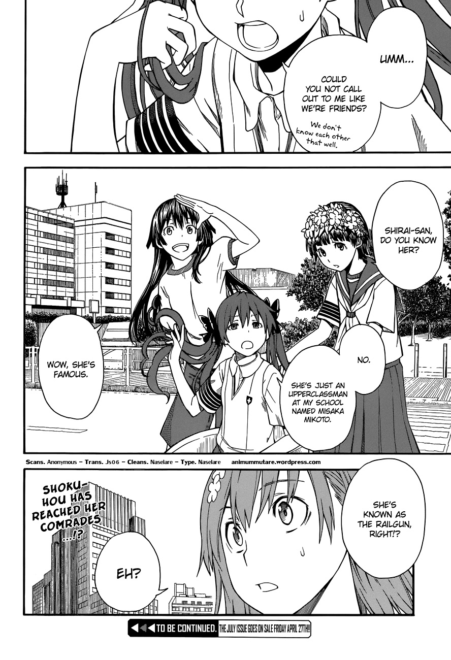 To Aru Kagaku no Railgun Chapter 48 page 30 - Chapter 48: Erosion