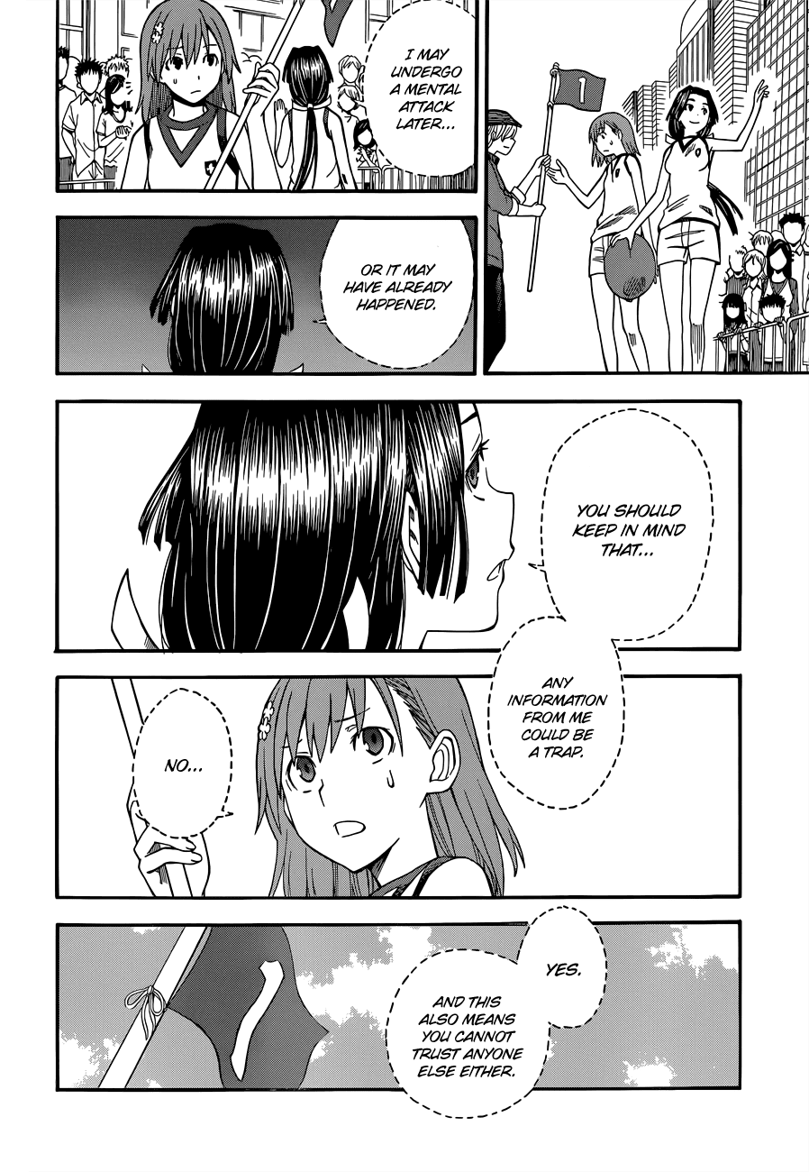 To Aru Kagaku no Railgun Chapter 49 page 16 - Chapter 49: Trust