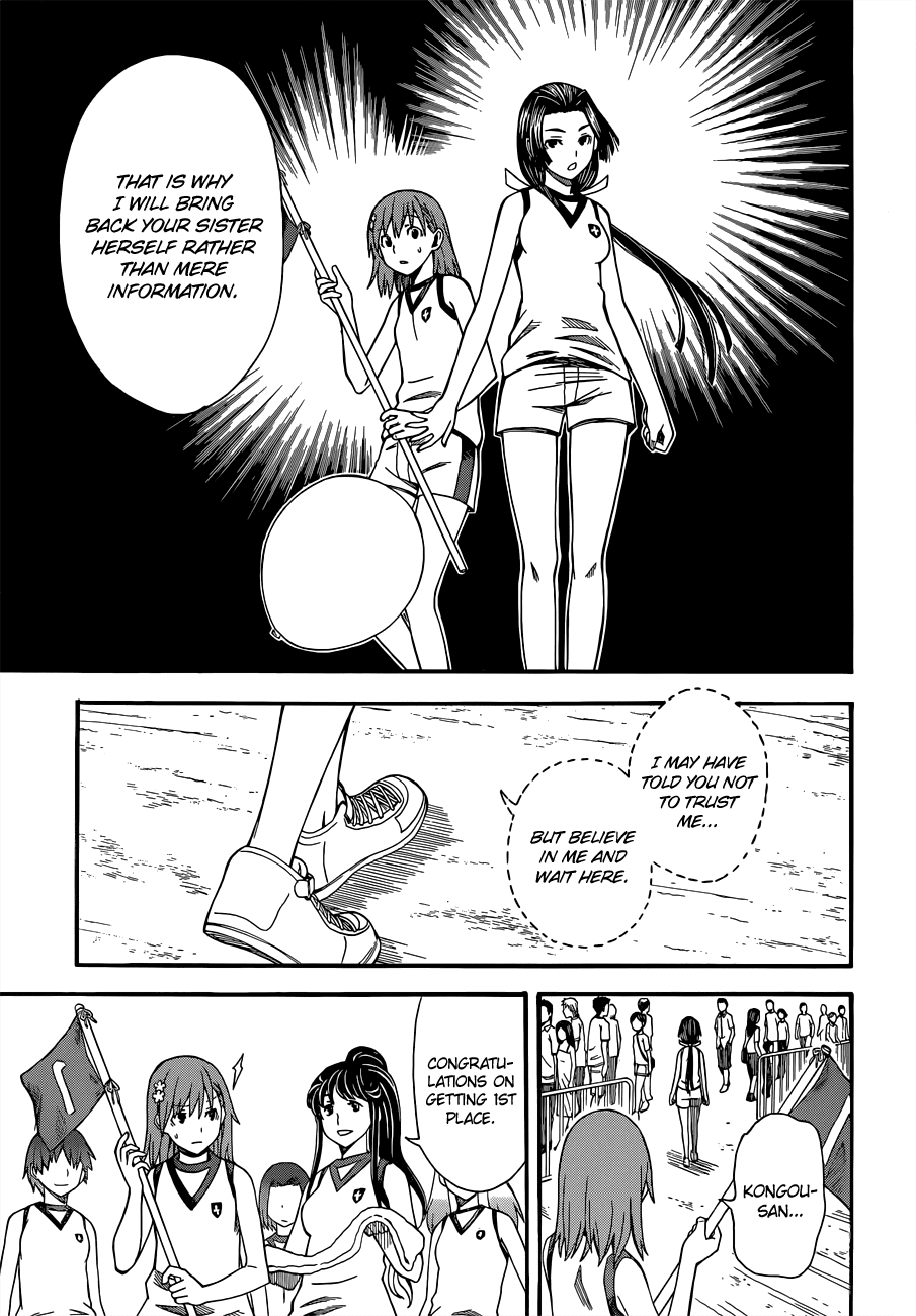 To Aru Kagaku no Railgun Chapter 49 page 17 - Chapter 49: Trust