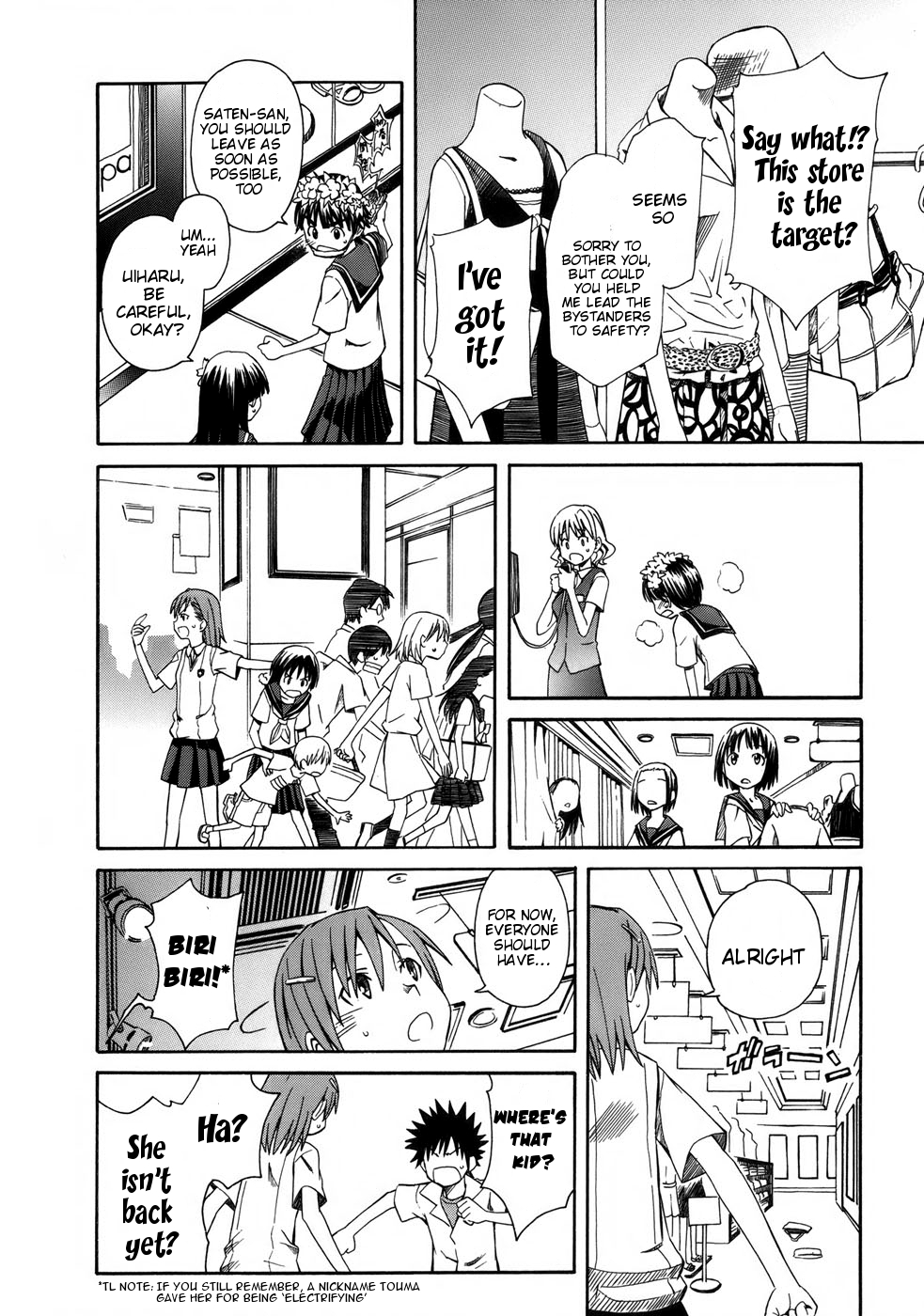 To Aru Kagaku no Railgun Chapter 5 page 12 - Chapter 5: July 18th, Part 2
