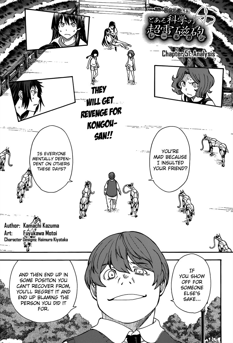 To Aru Kagaku no Railgun Chapter 51 page 1 - Chapter 51: Analysis