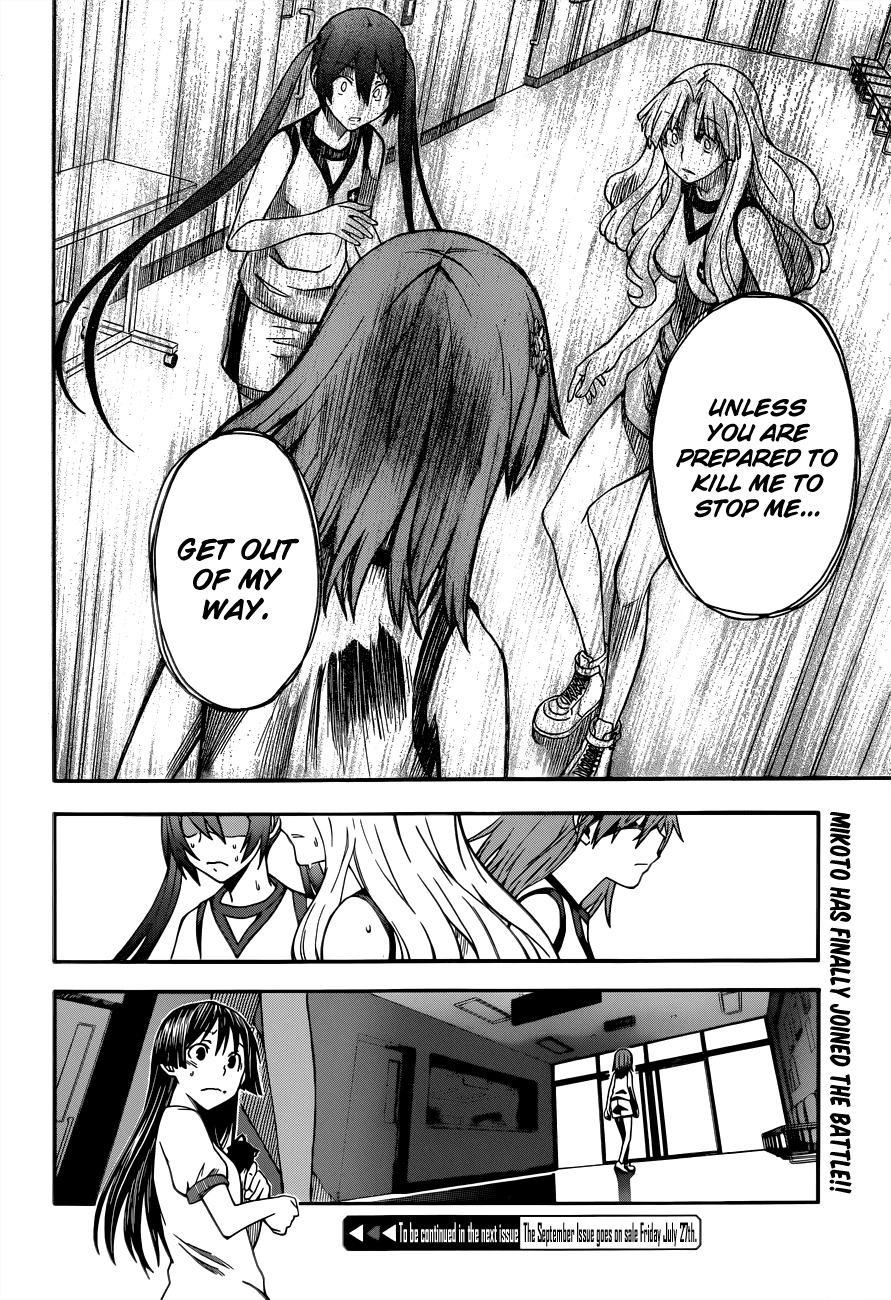 To Aru Kagaku no Railgun Chapter 51 page 24 - Chapter 51: Analysis