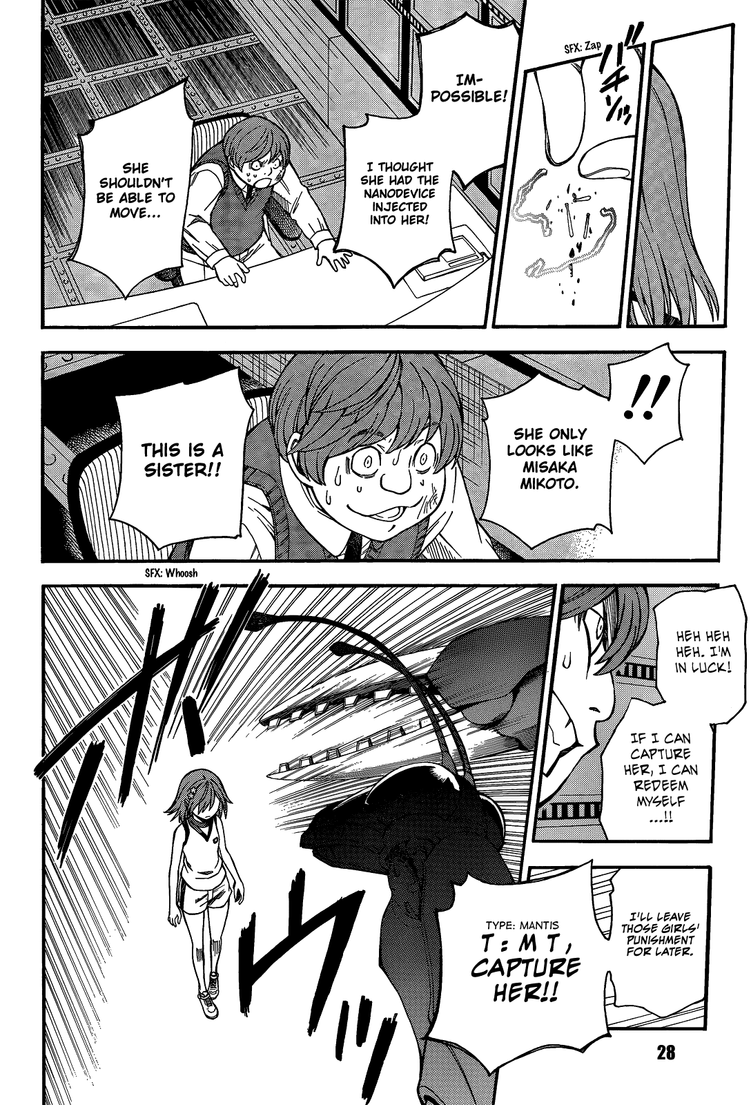 To Aru Kagaku no Railgun Chapter 52 page 28 - Chapter 52: Dark Side