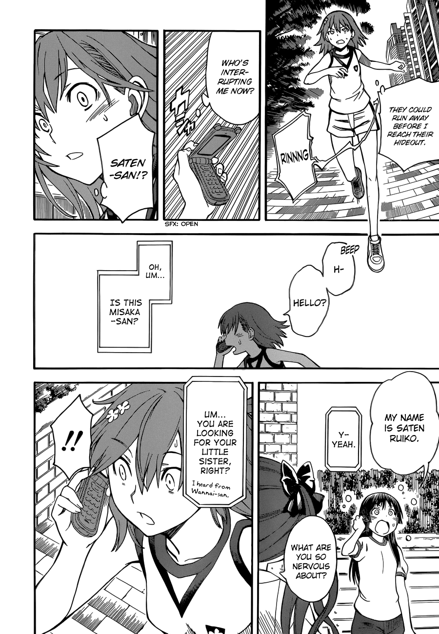 To Aru Kagaku no Railgun Chapter 53 page 18 - Chapter 53: Flaw