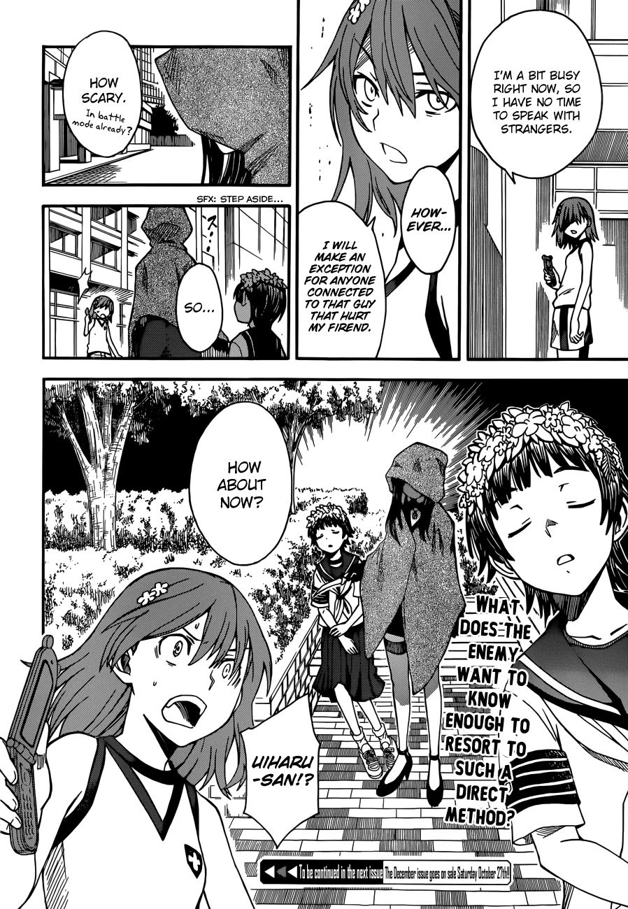 To Aru Kagaku no Railgun Chapter 53 page 22 - Chapter 53: Flaw