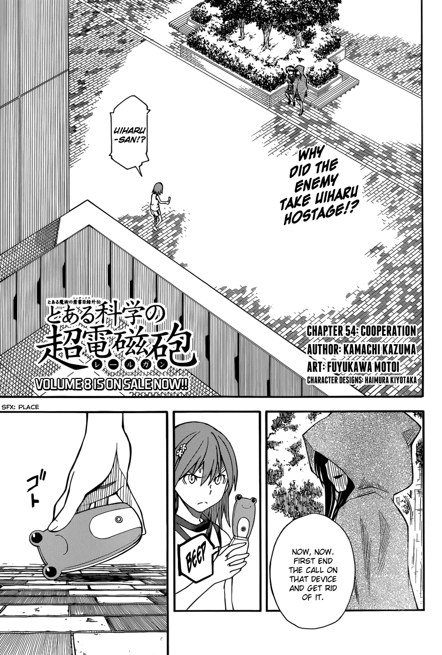 To Aru Kagaku no Railgun Chapter 54 page 1 - Chapter 54: Cooperation