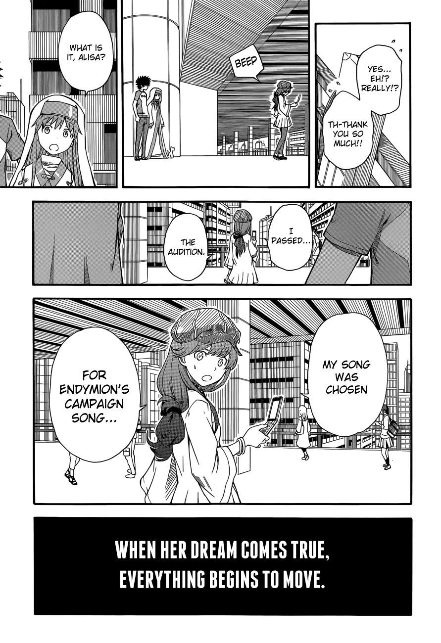 To Aru Kagaku no Railgun Chapter 56.5 page 10 - Chapter 56.5: The Miracle of Endymion Announcement