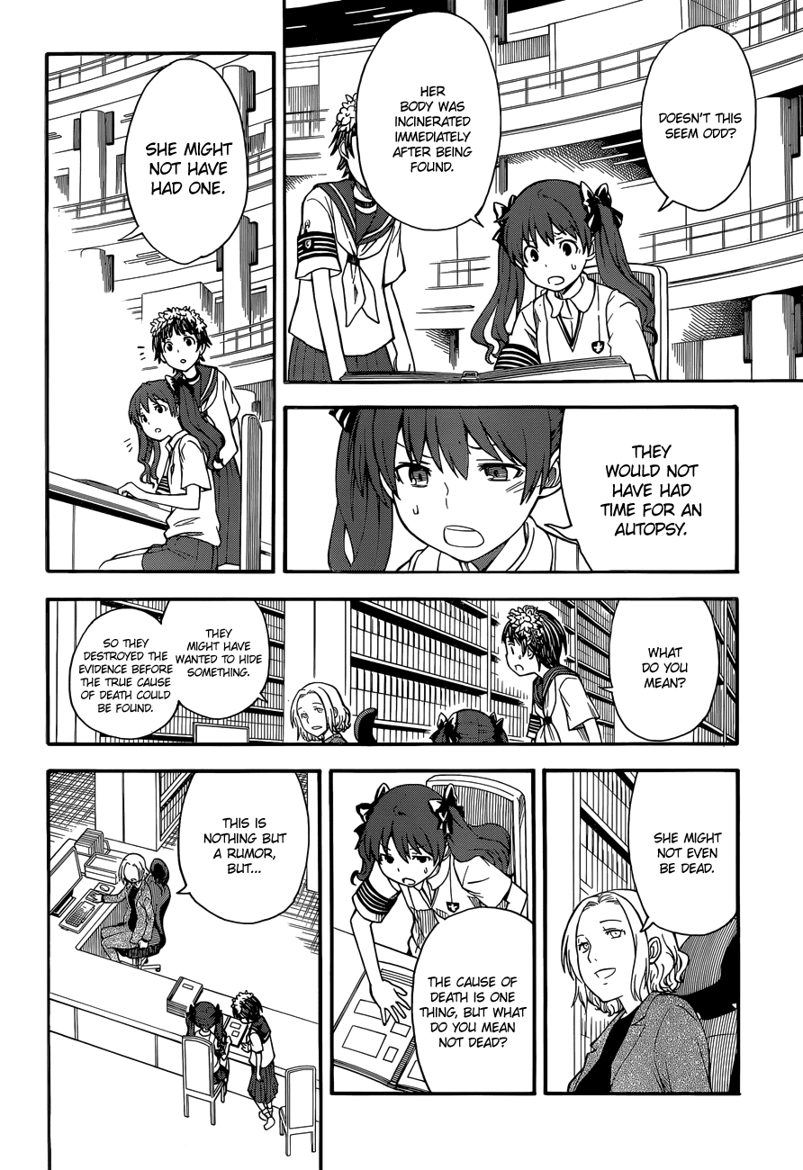 To Aru Kagaku no Railgun Chapter 58 page 6 - Chapter 58: Suspicion