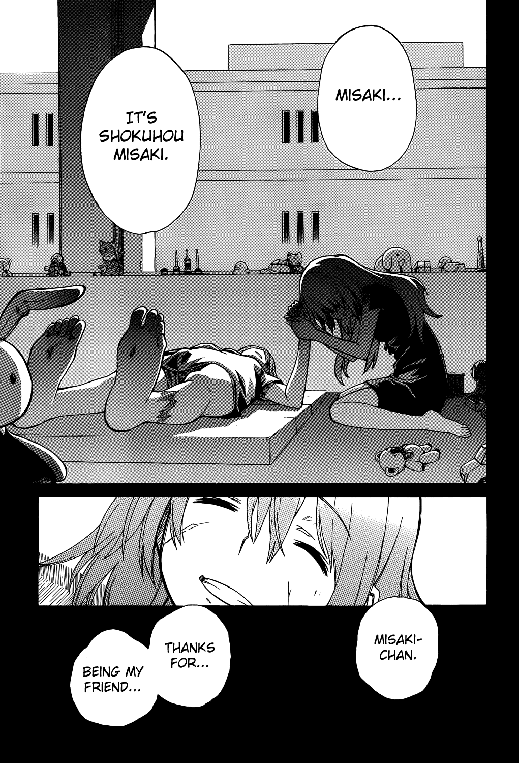 To Aru Kagaku no Railgun Chapter 60 page 15 - Chapter 60: Friends