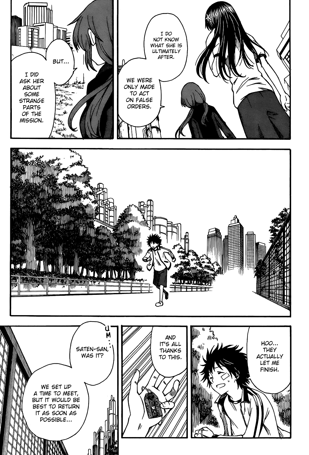 To Aru Kagaku no Railgun Chapter 60 page 25 - Chapter 60: Friends
