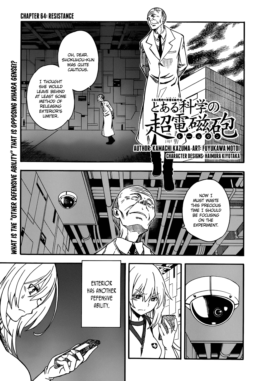To Aru Kagaku no Railgun Chapter 64 page 1 - Chapter 64: Resistance