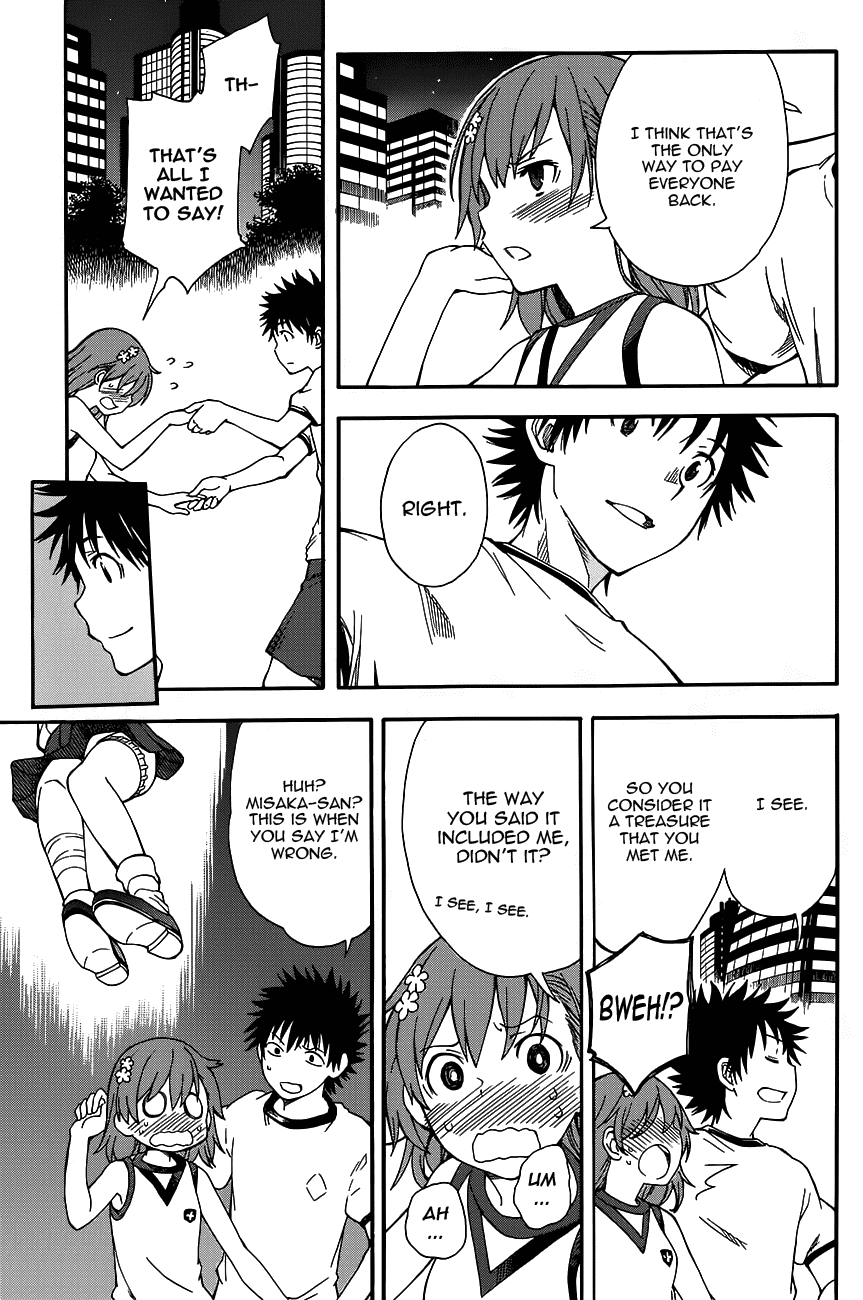 To Aru Kagaku no Railgun Chapter 69.5 page 19 - Chapter 69.5: Festival's End