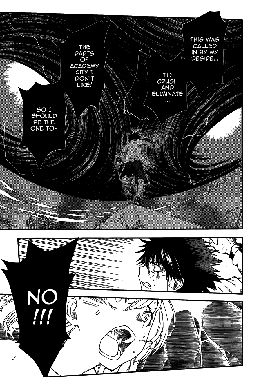 To Aru Kagaku no Railgun Chapter 69 page 15 - Chapter 69: Right Hand