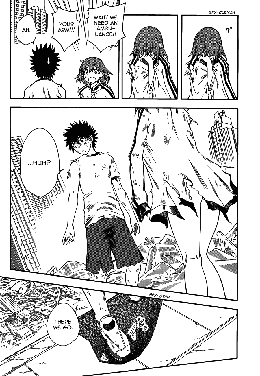 To Aru Kagaku no Railgun Chapter 69 page 23 - Chapter 69: Right Hand