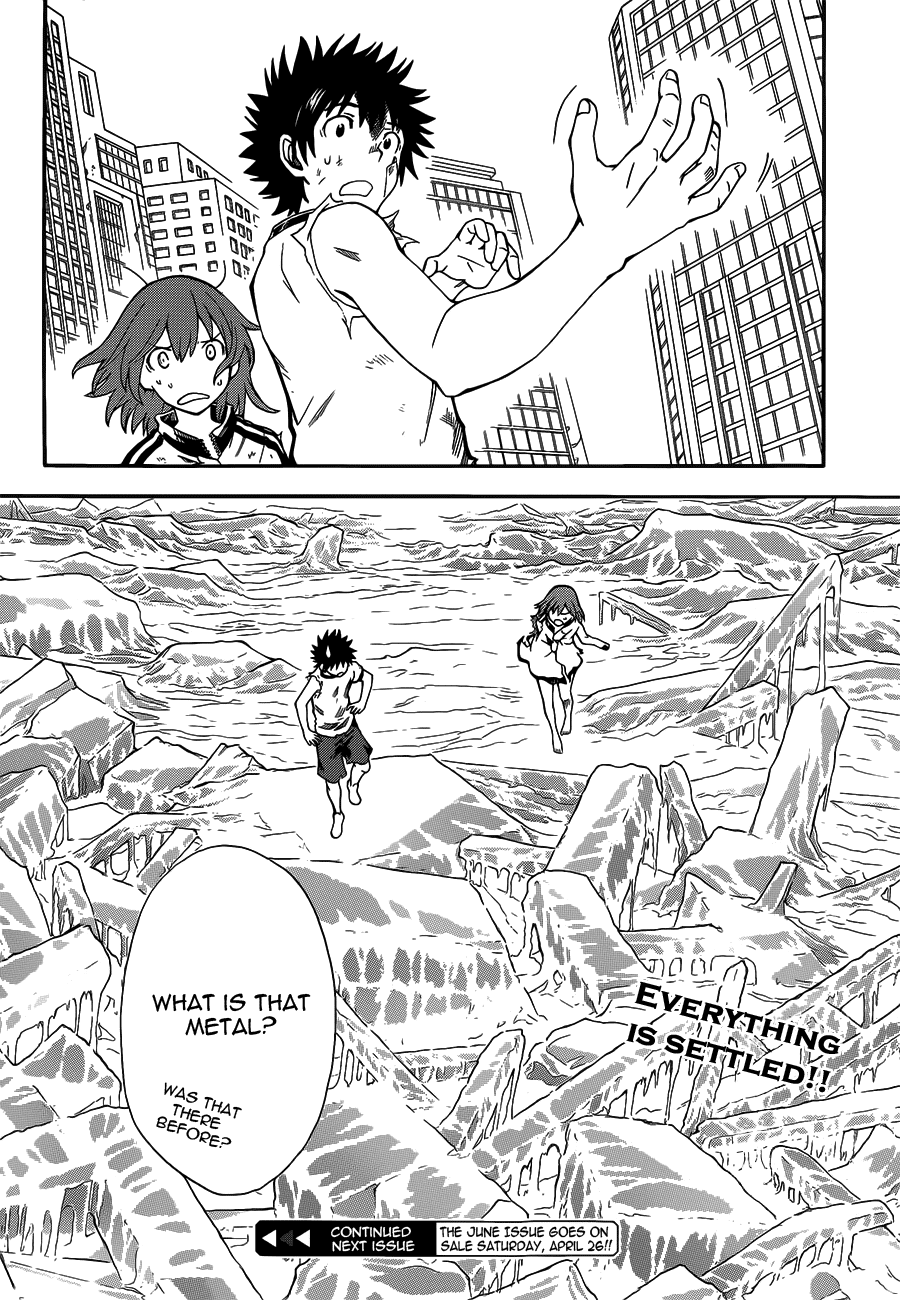 To Aru Kagaku no Railgun Chapter 69 page 25 - Chapter 69: Right Hand