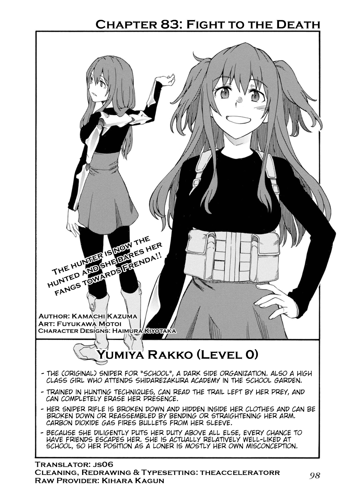 To Aru Kagaku no Railgun Chapter 83 page 4 - Chapter 83: Fight to the Death