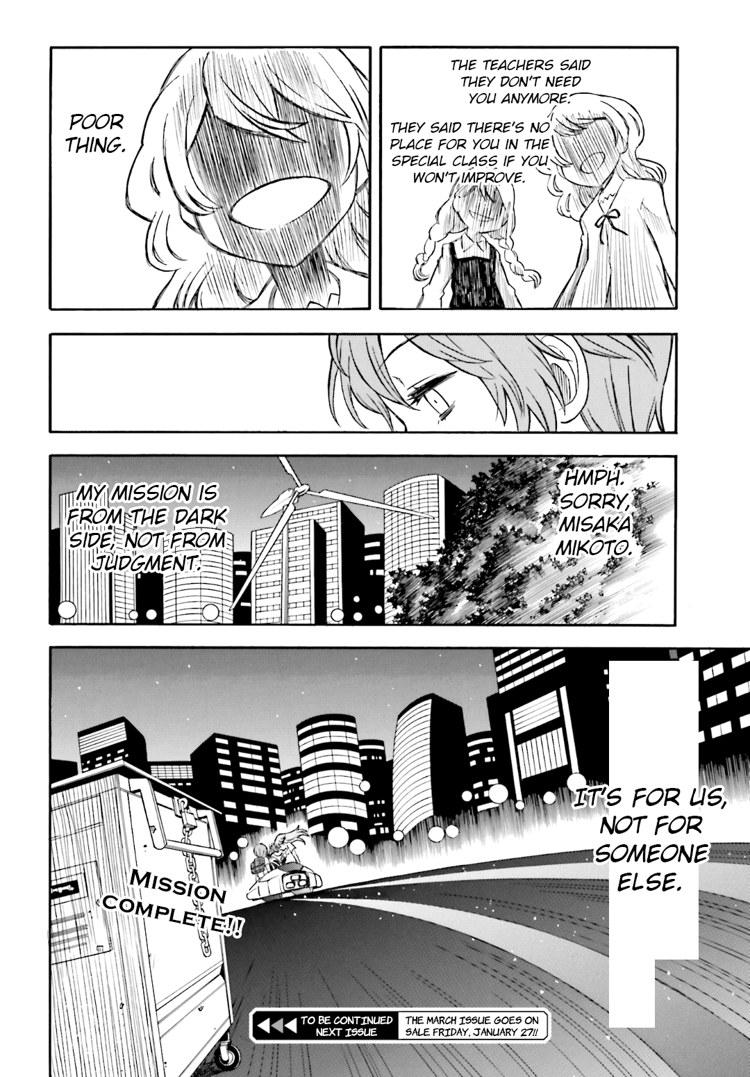 To Aru Kagaku no Railgun Chapter 91 page 32 - Chapter 91: Negotiation