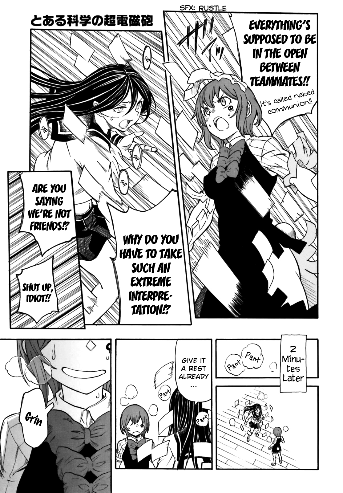 To Aru Kagaku no Railgun Chapter 96 page 5 - Chapter 96: Rank