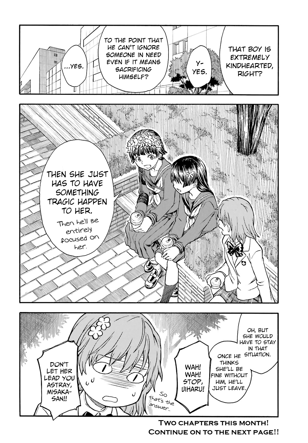 To Aru Kagaku no Railgun Chapter 97.5 page 18 - Chapter 97.5: Thoughtfulness
