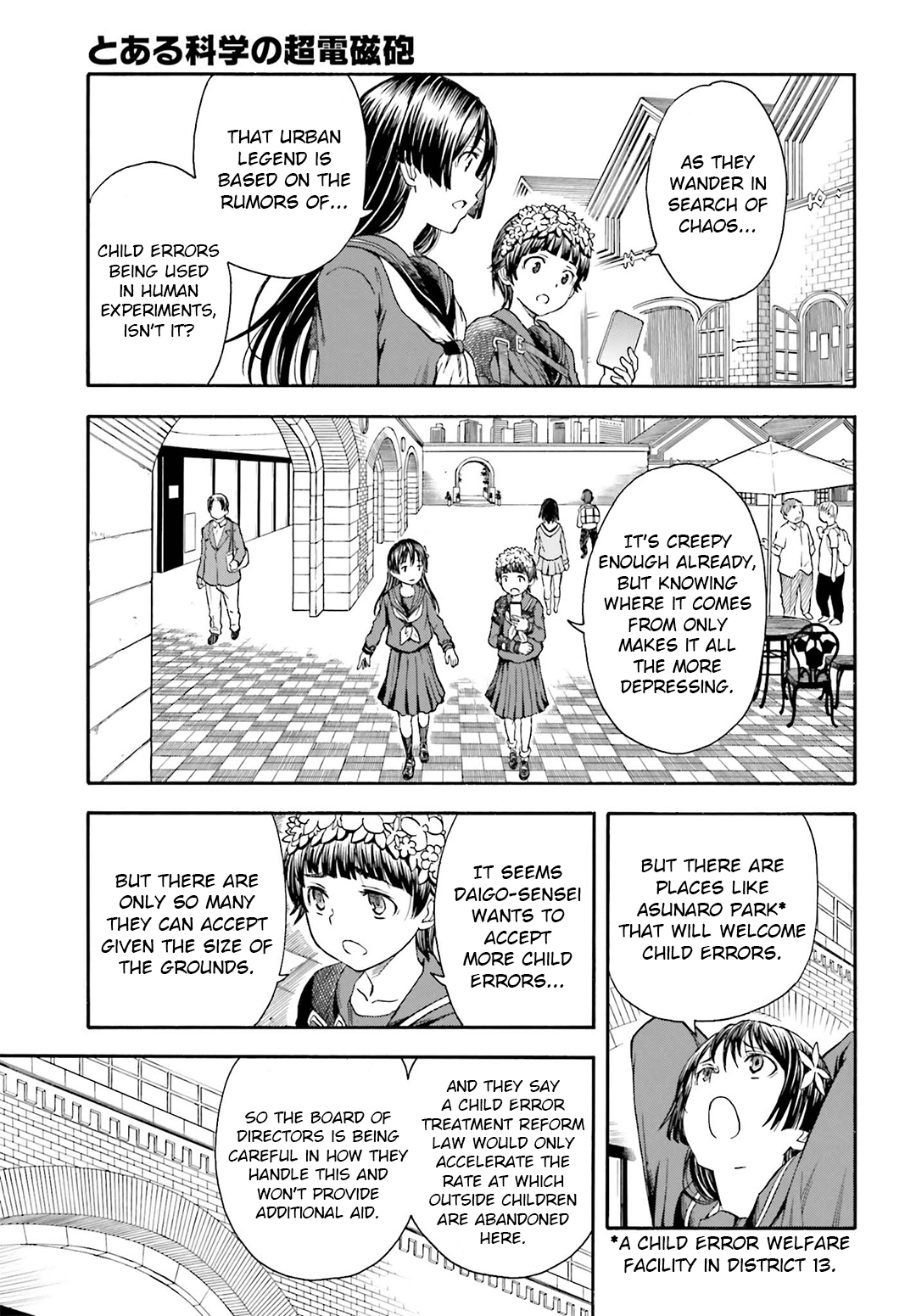 To Aru Kagaku no Railgun Chapter 97.5 page 5 - Chapter 97.5: Thoughtfulness
