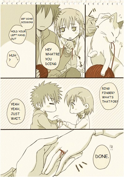 To Aru Majutsu no Index - Kamijou & Mikoto are a little embarrassed Chapter 0 page 3 - Chapter 0