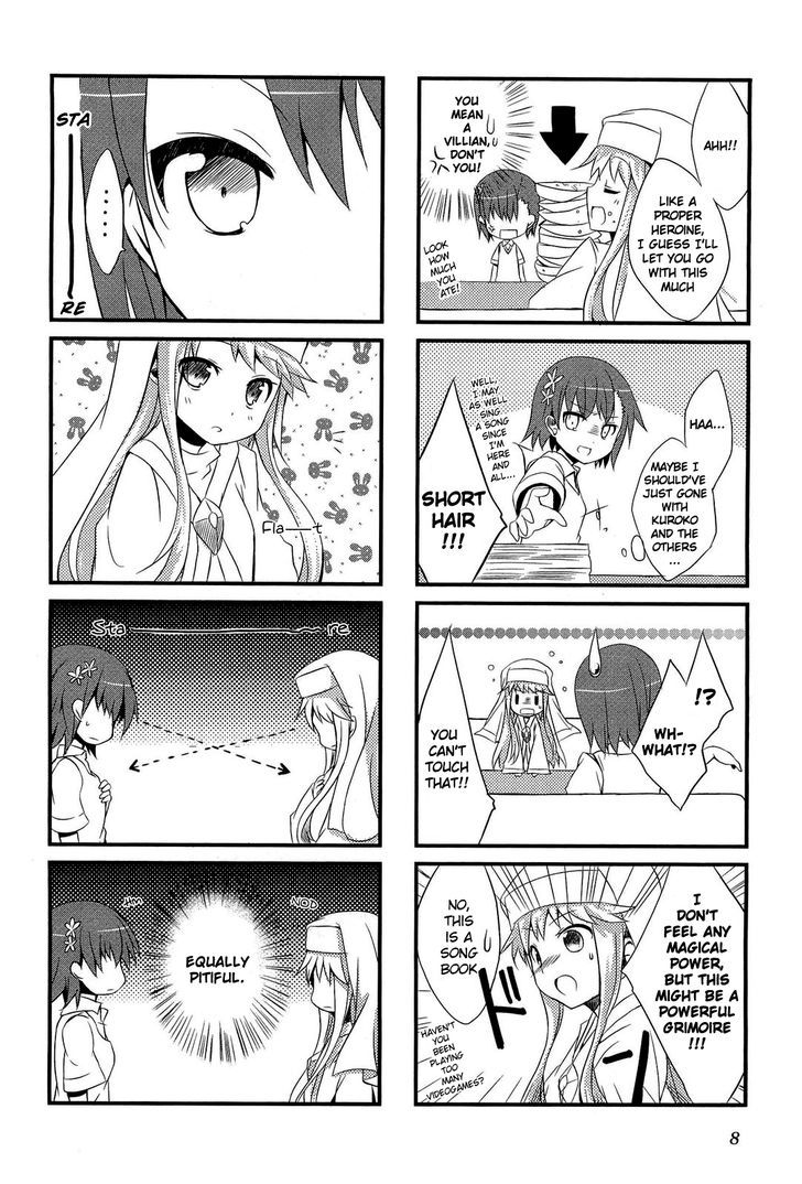 To Aru Majutsu no Index X To Aru Kagaku no Railgun 4Koma Anthology Chapter 1 page 10 - Chapter 1 : In de Railgun