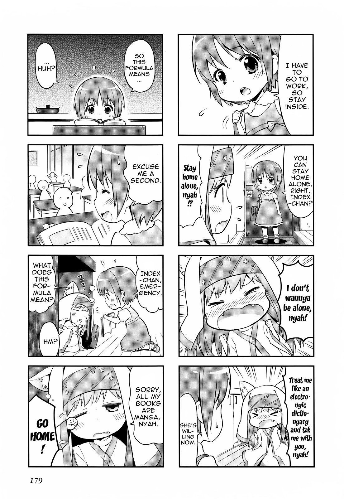 To Aru Majutsu no Index X To Aru Kagaku no Railgun 4Koma Anthology Chapter 12 page 3 - Chapter 12 : A Certain Cat-Eared Index-Nyan