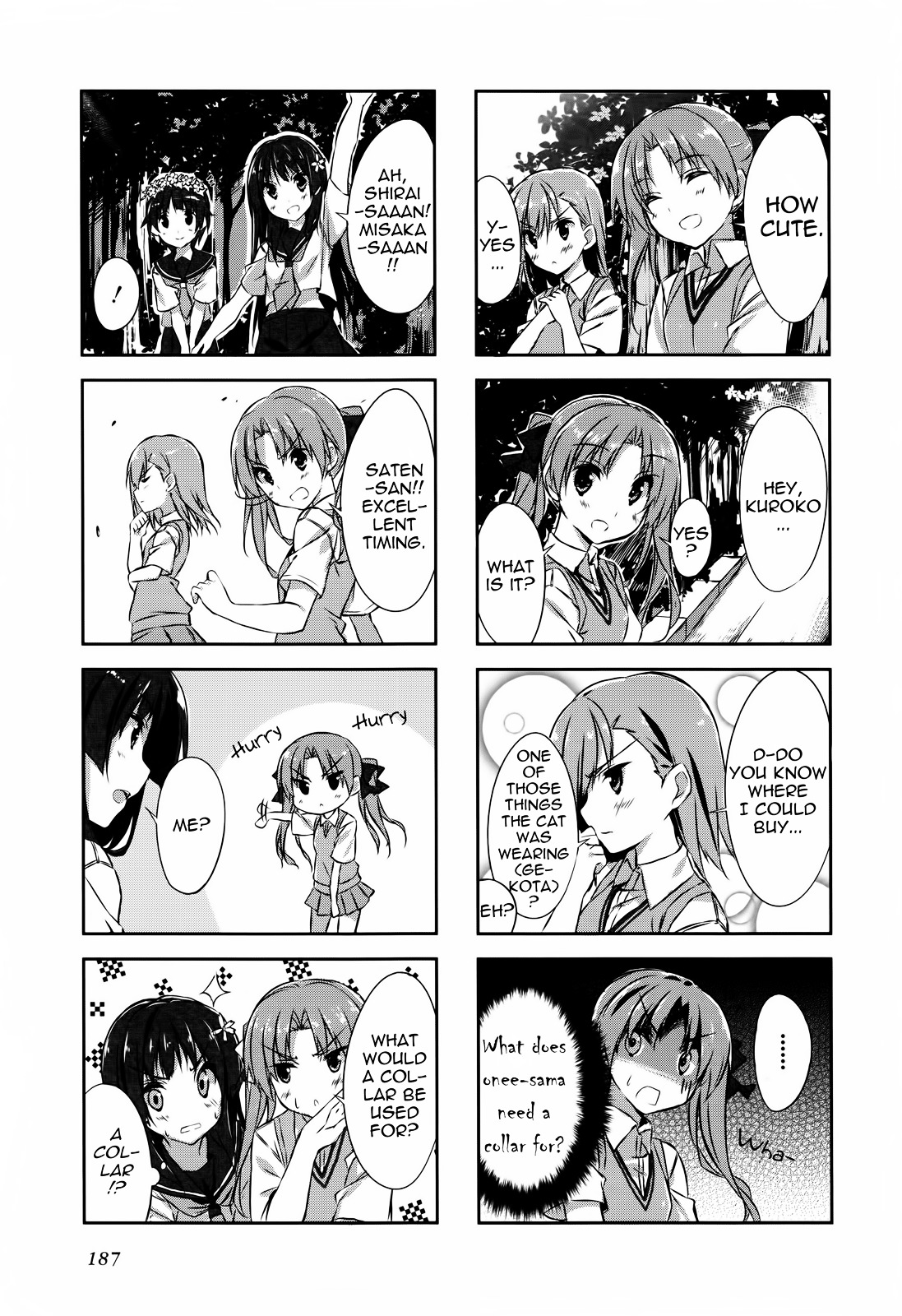 To Aru Majutsu no Index X To Aru Kagaku no Railgun 4Koma Anthology Chapter 13 page 3 - Chapter 13 : Colorful Days
