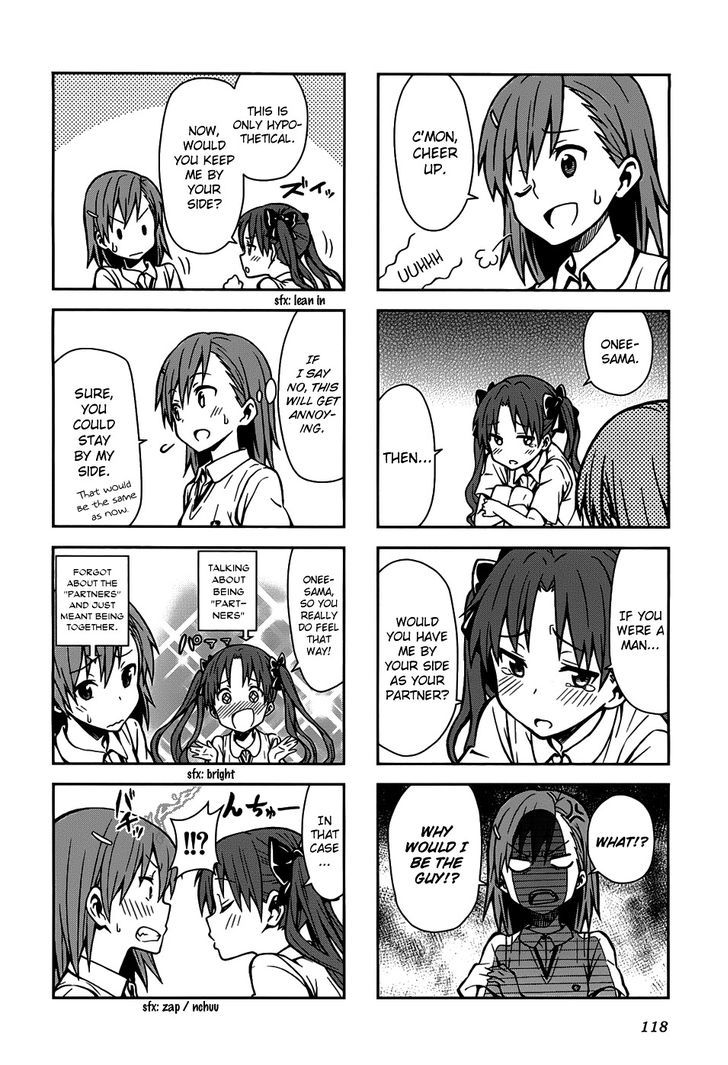 To Aru Majutsu no Index X To Aru Kagaku no Railgun 4Koma Anthology Chapter 14 page 5 - Chapter 14 : The Electric Princess and Her Delightful Friends