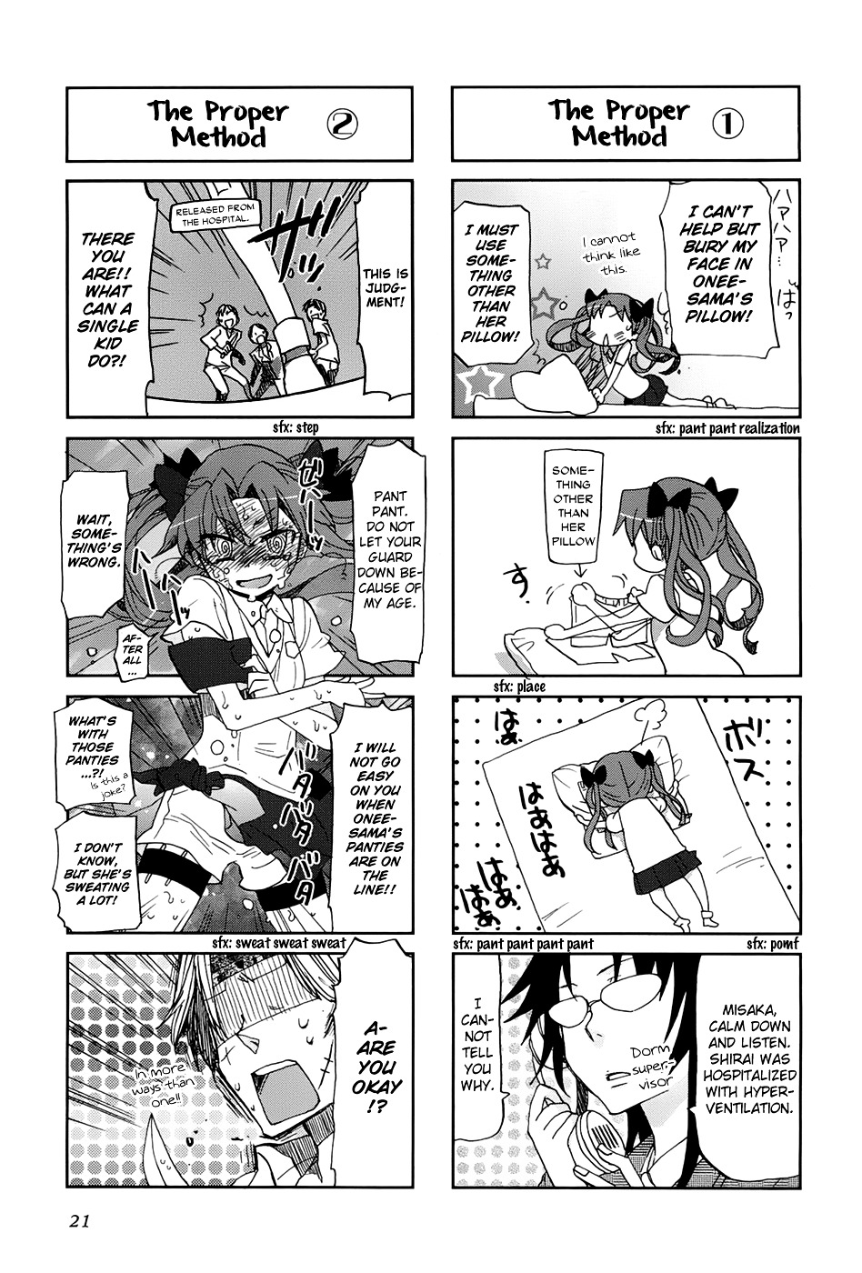 To Aru Majutsu no Index X To Aru Kagaku no Railgun 4Koma Anthology Chapter 15 page 4 - Chapter 15 : The One-Way Ticket of Next-Door Eden