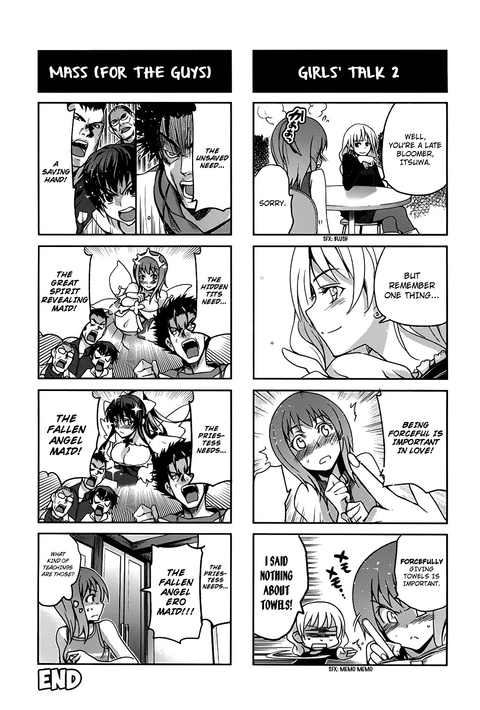 To Aru Majutsu no Index X To Aru Kagaku no Railgun 4Koma Anthology Chapter 16 page 8 - Chapter 16 : The Tight Amakusa Reverse Cross Hold