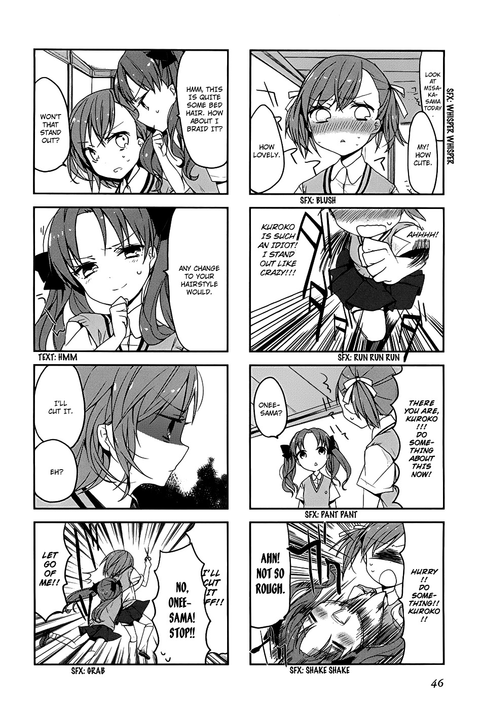To Aru Majutsu no Index X To Aru Kagaku no Railgun 4Koma Anthology Chapter 18 page 7 - Chapter 18 : A Certain Girl's Daily Life