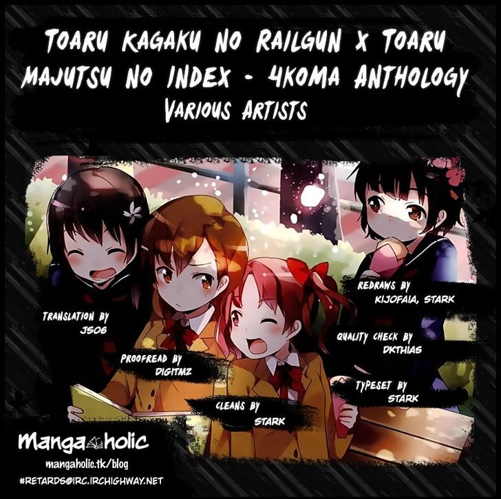 To Aru Majutsu no Index X To Aru Kagaku no Railgun 4Koma Anthology Chapter 2 page 2 - Chapter 2 : I Love You, I Love You, I Love You