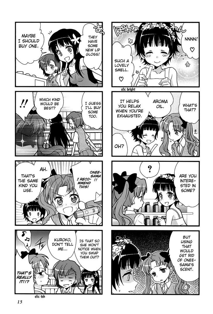 To Aru Majutsu no Index X To Aru Kagaku no Railgun 4Koma Anthology Chapter 2 page 6 - Chapter 2 : I Love You, I Love You, I Love You
