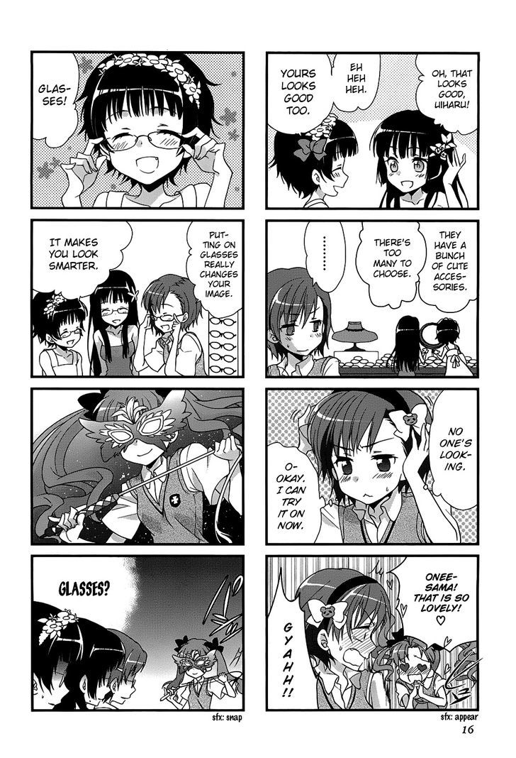 To Aru Majutsu no Index X To Aru Kagaku no Railgun 4Koma Anthology Chapter 2 page 7 - Chapter 2 : I Love You, I Love You, I Love You