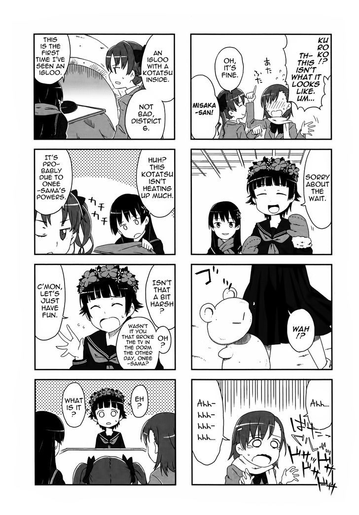 To Aru Majutsu no Index X To Aru Kagaku no Railgun 4Koma Anthology Chapter 20 page 2 - Chapter 20 : Snow Halation!!!