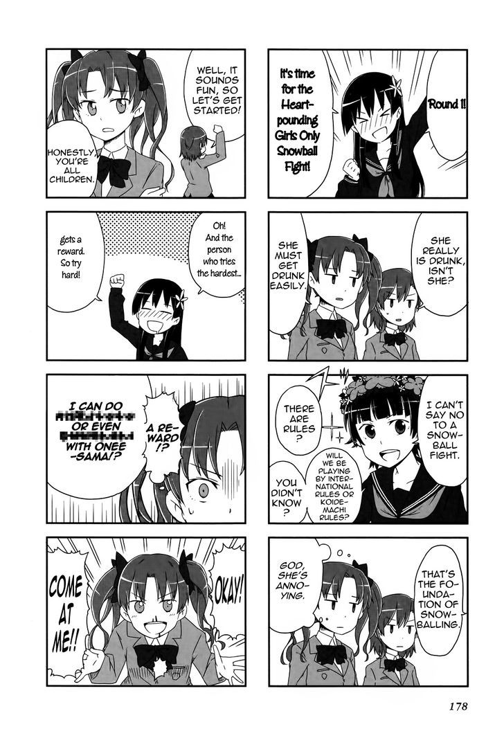To Aru Majutsu no Index X To Aru Kagaku no Railgun 4Koma Anthology Chapter 20 page 4 - Chapter 20 : Snow Halation!!!