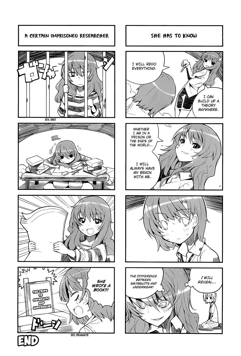 To Aru Majutsu no Index X To Aru Kagaku no Railgun 4Koma Anthology Chapter 23 page 10 - Chapter 23 : Kiyama Harumi's Unscientific Delusions