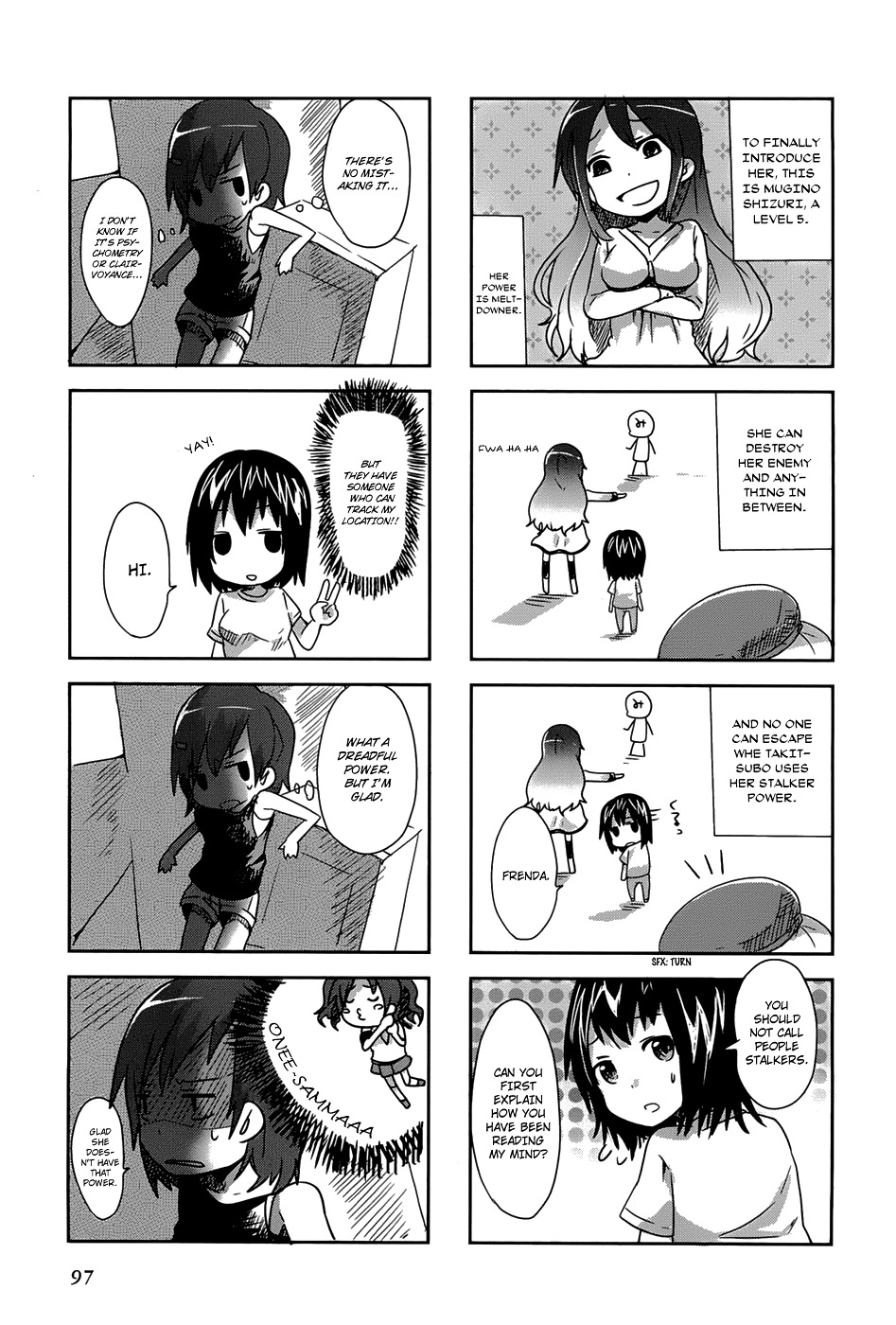 To Aru Majutsu no Index X To Aru Kagaku no Railgun 4Koma Anthology Chapter 24 page 8 - Chapter 24 : Go! Items