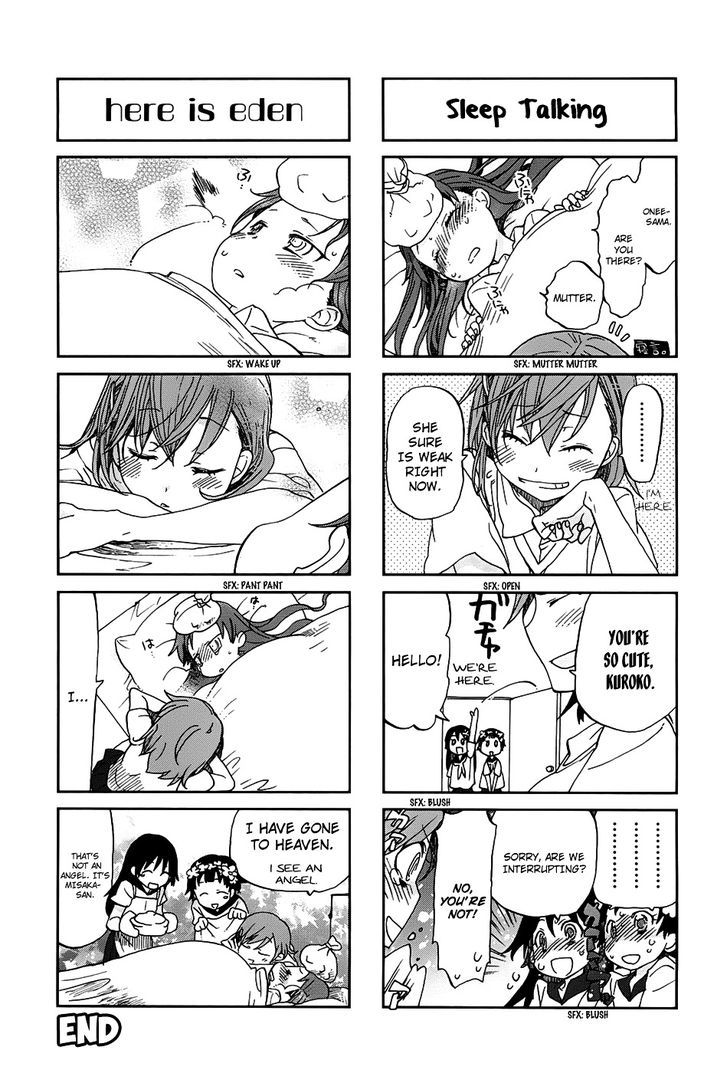 To Aru Majutsu no Index X To Aru Kagaku no Railgun 4Koma Anthology Chapter 3 page 10 - Chapter 3 : The One-Way Ticket of Next-Door Eden