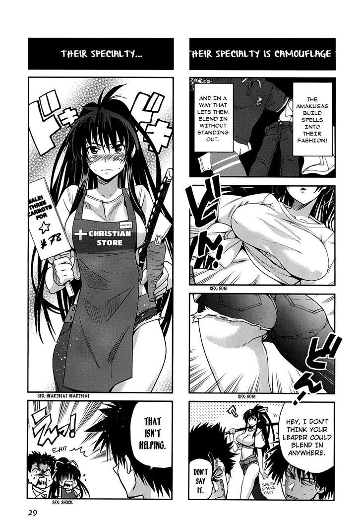 To Aru Majutsu no Index X To Aru Kagaku no Railgun 4Koma Anthology Chapter 4 page 4 - Chapter 4 : The Tight Amakusa Reverse Cross Hold