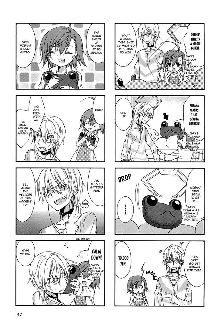 To Aru Majutsu no Index X To Aru Kagaku no Railgun 4Koma Anthology Chapter 5 page 6 - Chapter 5 : With Last Order and Me
