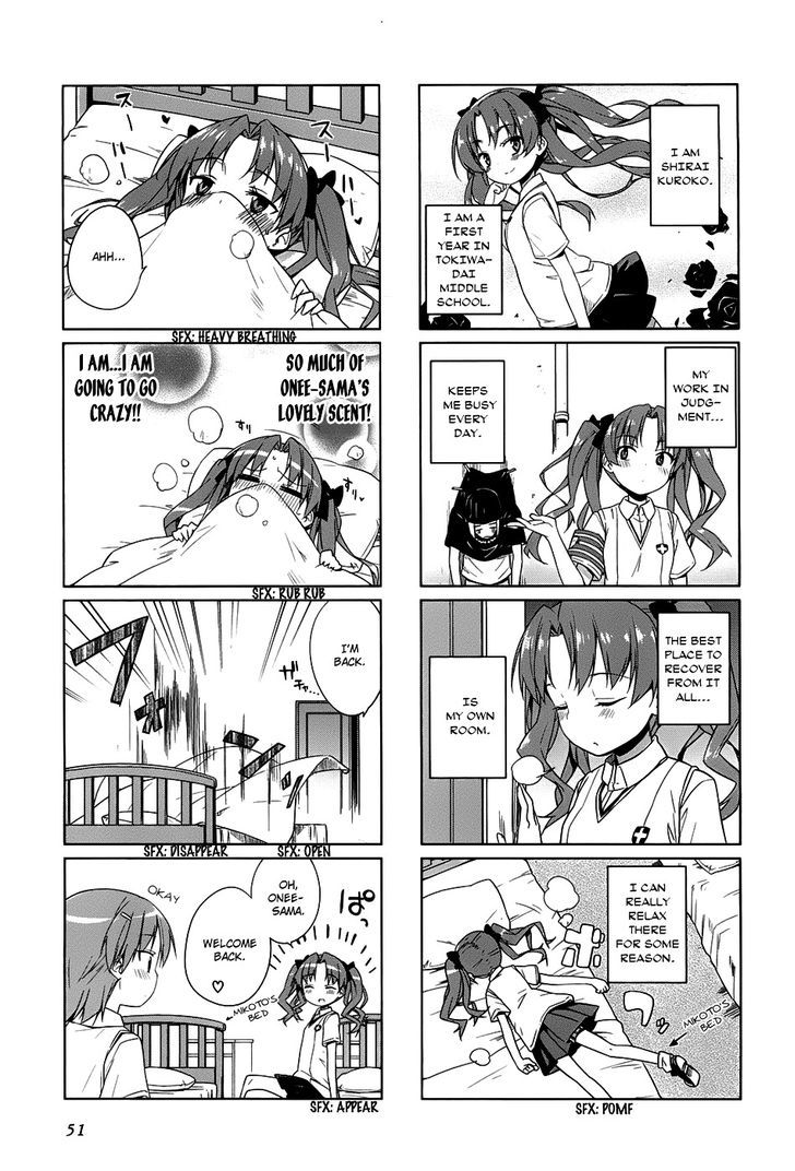 To Aru Majutsu no Index X To Aru Kagaku no Railgun 4Koma Anthology Chapter 7 page 4 - Chapter 7 : Academy City A LA CARTE (Part 1)